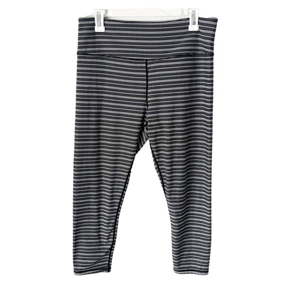 Zyia Active Leggings Women's 14 16 Aztec Adrenaline Chevron Stripe Boho Sporty - Picture 1 of 8